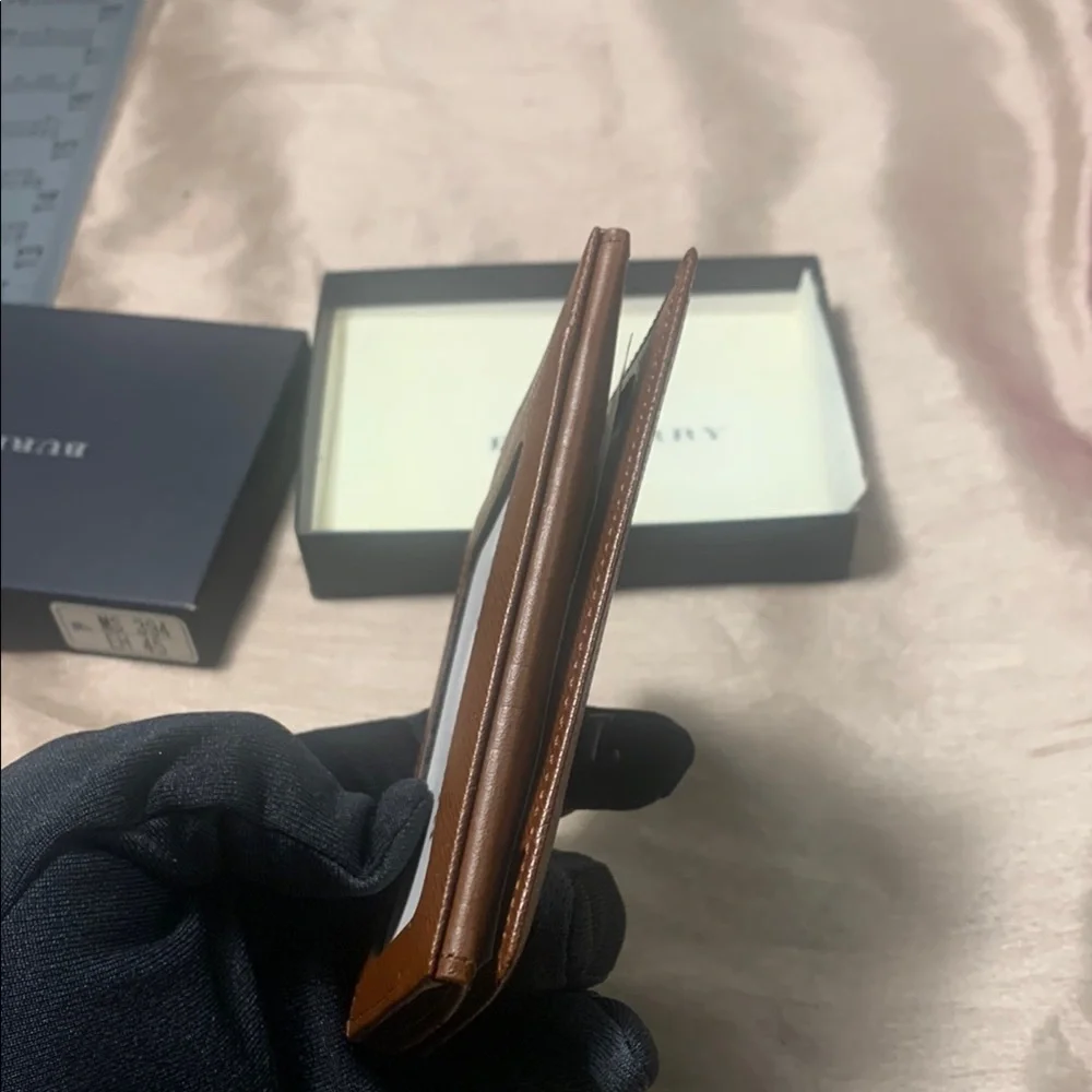 Burberry Brown Leather Wallet